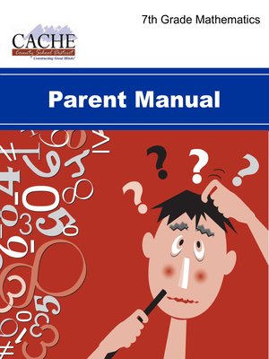 cover image of 7th Grade Mathematics: Parent Manual
